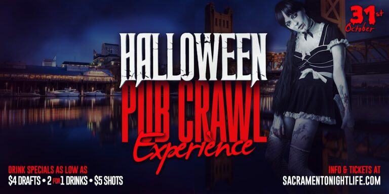 Sacramento Halloween Night Pub Crawl Party